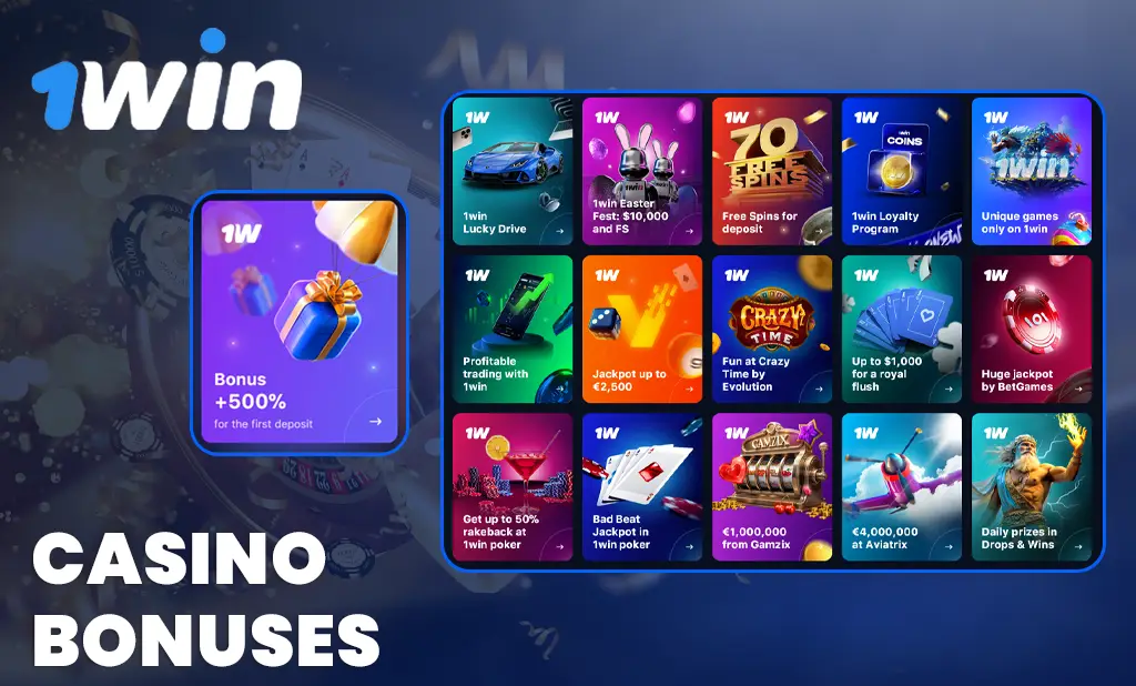 1win bonus casino