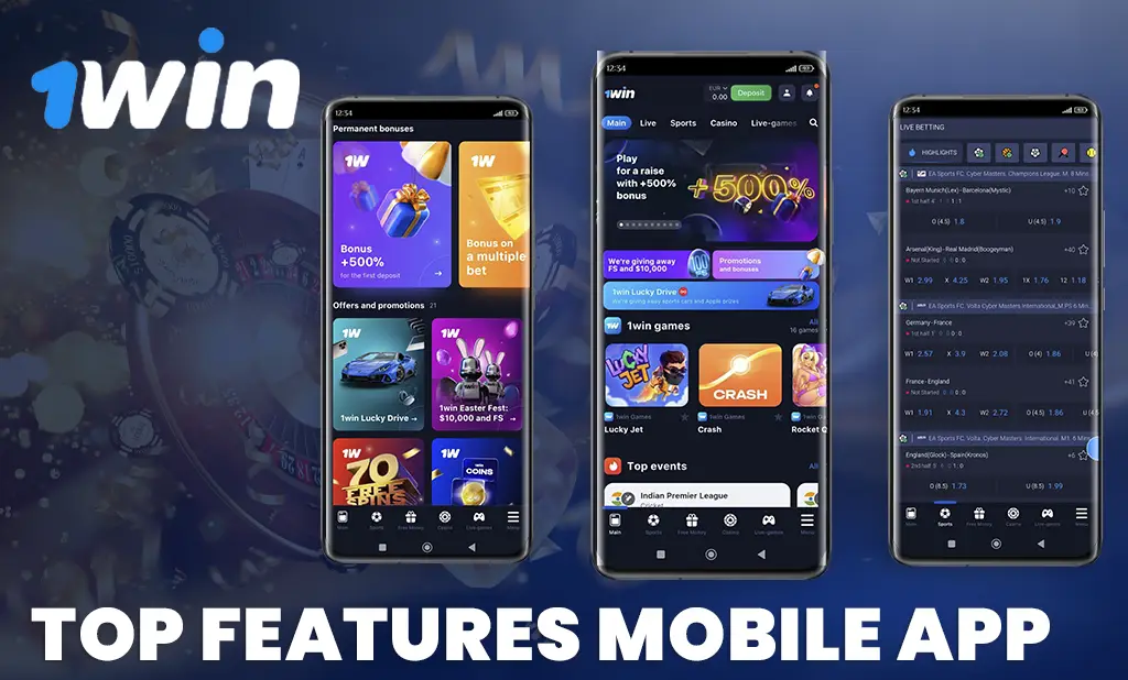 Top Features of 1Win Mobile App